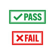 © ValGraphic - Pass and fail stamp