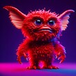Red nose gremlin highly detailed.Scary but charming.