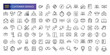 © Rubbble - contact and support thin line icons. Contains icons as phone call, customer. Set of Help and Support Related Vector Line Icons.