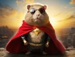 © LittleSeven - A superhero hamster bearing the world8K resolution