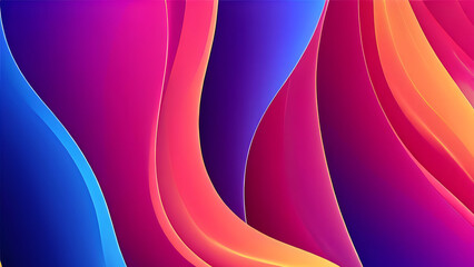 Colorful Abstract wallpaper design, Colorful Wave background, Transform any room with dynamic waves of color art, adding a modern and artistic touch to your creations, Colorful Abstract Background