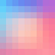 Abstract Pixel Geometric Background, Gradient Backdrop, Vector Illustration