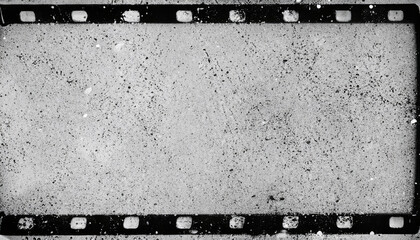 Wall Mural - Abstract dirty or aging film frame. Dust particle and dust grain texture or dirt overlay use effect for film frame with space for your text or image and vintage grunge style.