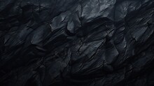 Close Up of Black Rock Formation