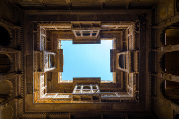 Wall Mural - architecture of traditional haveli house in jaisalmer, india