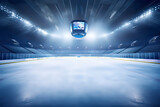 Fototapeta Miasto - Hockey Championship Stadium. AI technology generated image