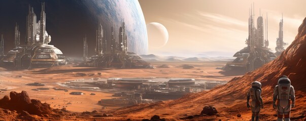 space tourism packages to witness the terraforming of new worlds, featuring guided tours by androids