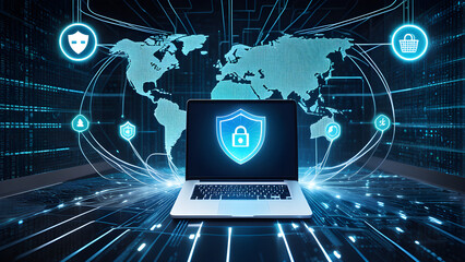 web security vpn global economic concept