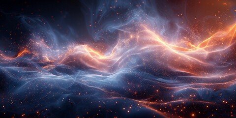 Wall Mural - Energy Flow Background