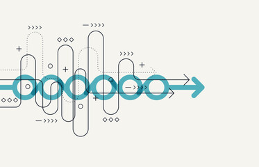 Wall Mural - abstract arrow direction. technology background. high speed. hi-tech