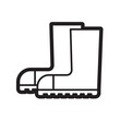boot icon in black