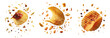 crispy potato chips isolated png