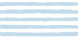 Watercolor stripes vector pattern, baby blue stripe seamless background. Sea grunge stripes, cute brush lines