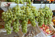 food grapes at a market