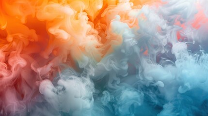 Leinwandbilder - colorful smoke background Beautiful color gradients, modern, beautiful, eye-catching.
