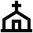 grave tomb icon, simple vector design