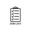 © fiyu - job list icon , clipboard icon