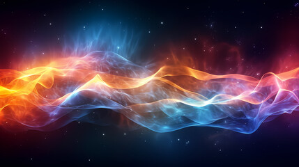 Wall Mural - Energy lightning collision powerful illustration explosion background