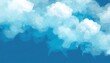 abstract cloudy light blue background with various natural clouds and smoke
