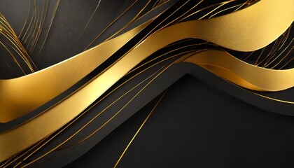 3d abstract wallpaper three dimensional dark golden and black background golden wallpaper black and 