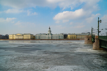 Wall Mural - View of the Neva River