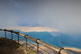 Fototapeta Boho - Amazing view from El Mirador del Rio on La Graciosa island, Lanzarote.