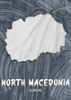 Europe - Country map & nation flag wallpaper - North Macedonia