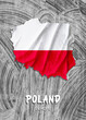 Europe - Country map & nation flag wallpaper - Poland