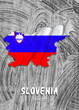 Europe - Country map & nation flag wallpaper - Slovenia
