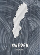 Europe - Country map & nation flag wallpaper - Sweden