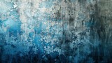 Fototapeta  - Grunge Background Texture in the Colors Silver and Blue created with Generative AI Technology