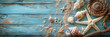© Jonas Weinitschke - Starfish and shells on blue wood