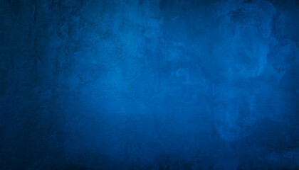 A blue texture background, blue plaster wall, with light spots of light, as a background, template, banner or page.