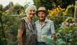 © Андрей Трубицын - couple of old people in the garden