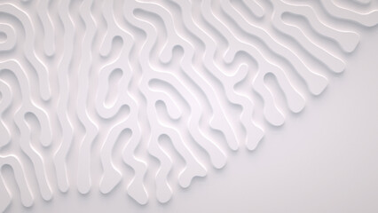 Wall Mural - reaction diffusion organic growing pattern. cell division.