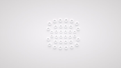 Wall Mural - reaction diffusion organic growing pattern. cell division.