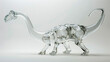 © Studio Multiverse - Diplodocus in a long flowing translucent glass melt