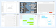 © px.palette - Set of windows program, UI design, Flat simple screen of website browser, coding display, email screen, chat box, Computer window user interface screen.