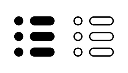 Menu Icon set. web menu icon. hamburger menu symbol