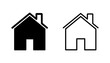 © AAVAA - House icon set. Home icon vector