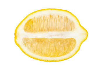 Sticker - yellow lemon isolated