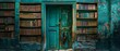 A door disguised as a bookshelf
