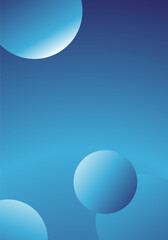 Wall Mural - Abstract circle waves background, gradient background template.