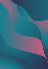 Wall Mural - Abstract circle waves background, gradient background template.