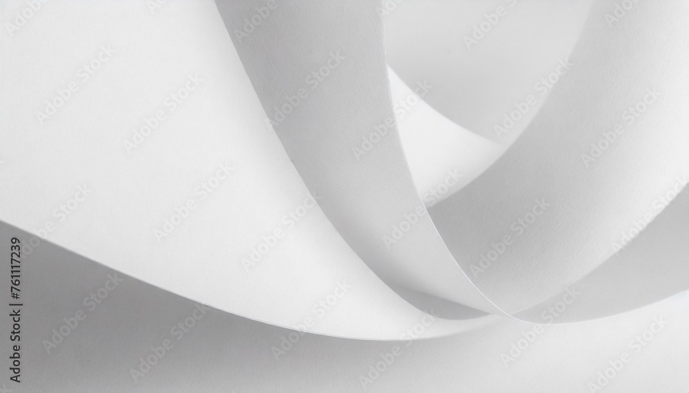 3D illustration of overlapping photographic background white paper ...
