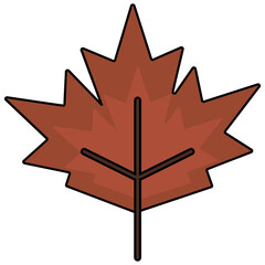 Wall Mural - Maple Leaf Sticker