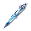 A crystal dagger that glows with an inner light and