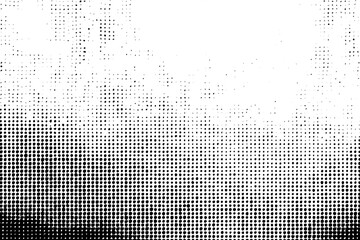 Grunge Black and White Distress. Dot Texture Background. Halftone Dotted Grunge Texture.