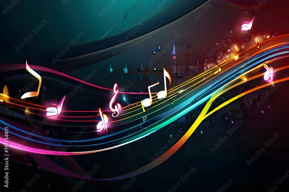 music background, musical wallpaper, abstract music background, hd ...