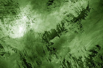 Canvas Print - Abstract green watercolor background texture